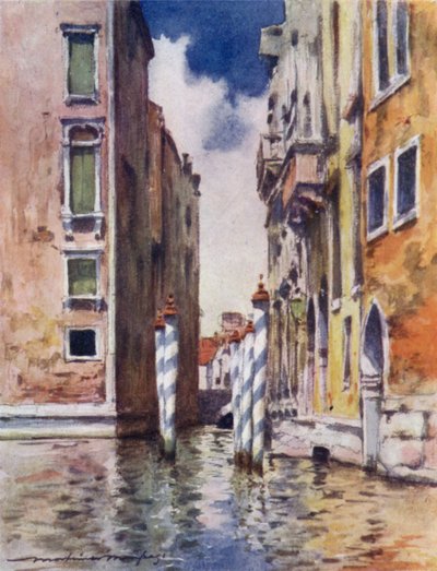 Canale stretto da Mortimer Ludington Menpes